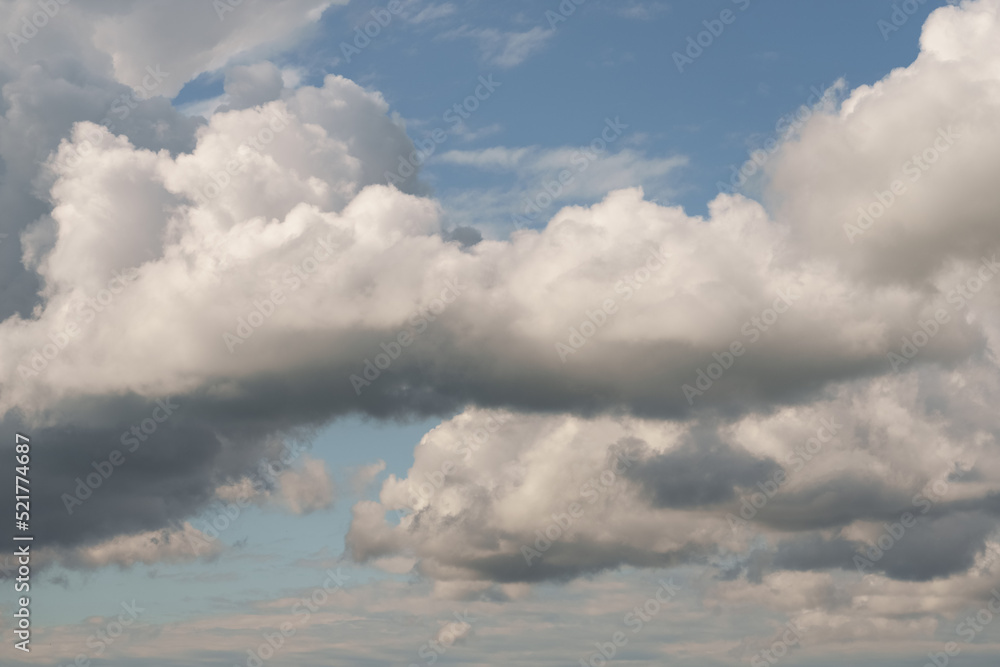 Blue sky with clouds in mid day Blue sky with clouds in mid day