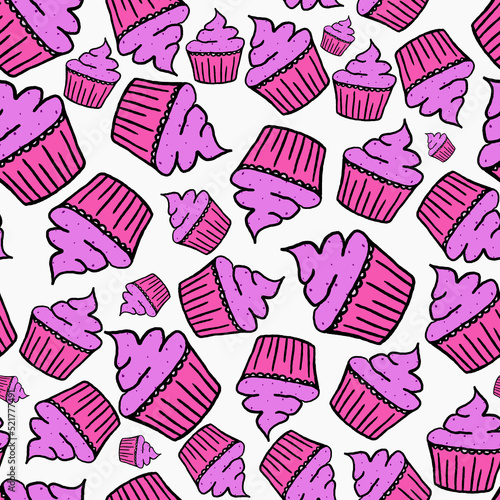 seamless pattern with hearts