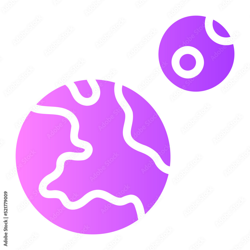 astronomy gradient icon astronomy gradient icon