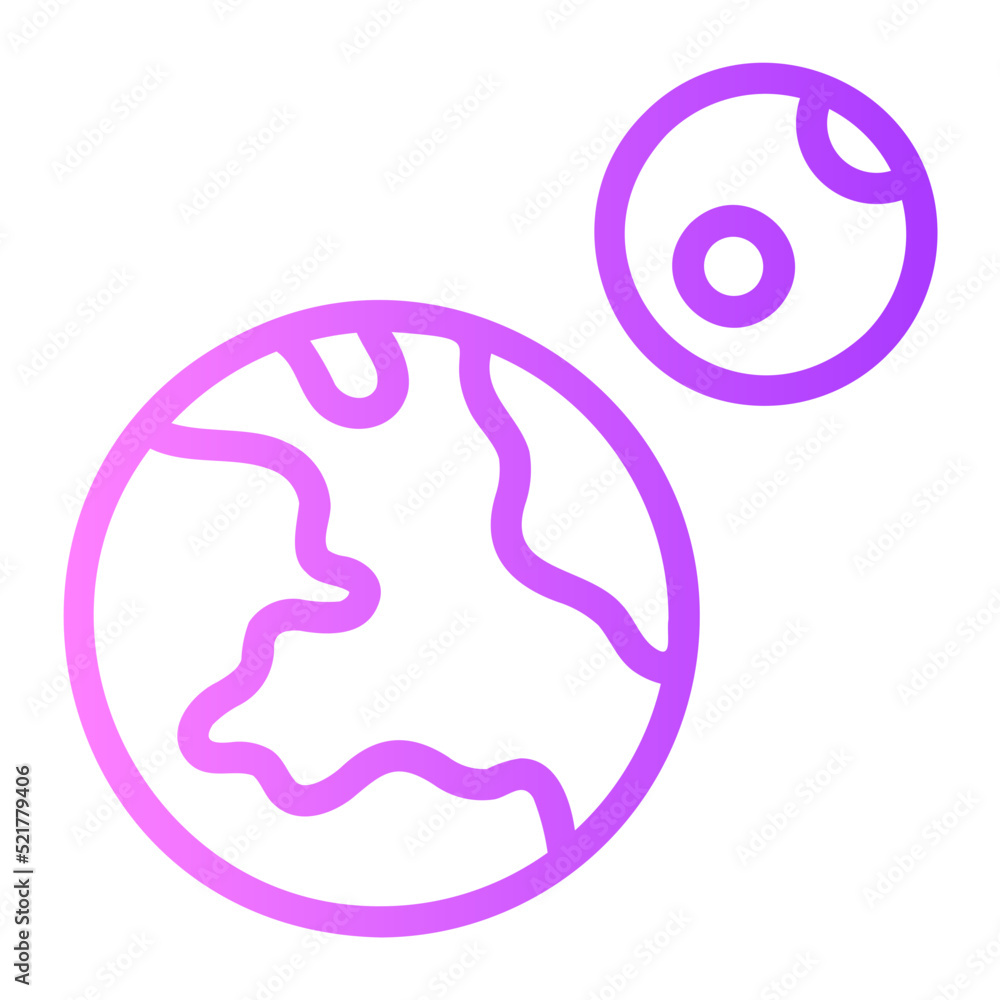 astronomy gradient icon astronomy gradient icon