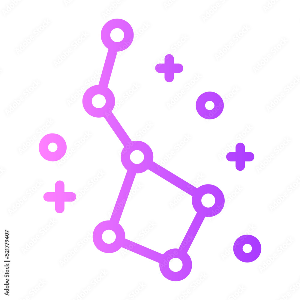 big dipper gradient icon big dipper gradient icon