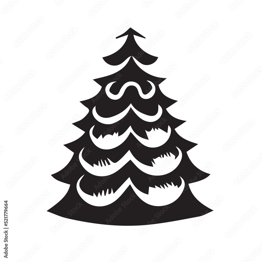 Obraz premium Christmas Holiday Pine Tree