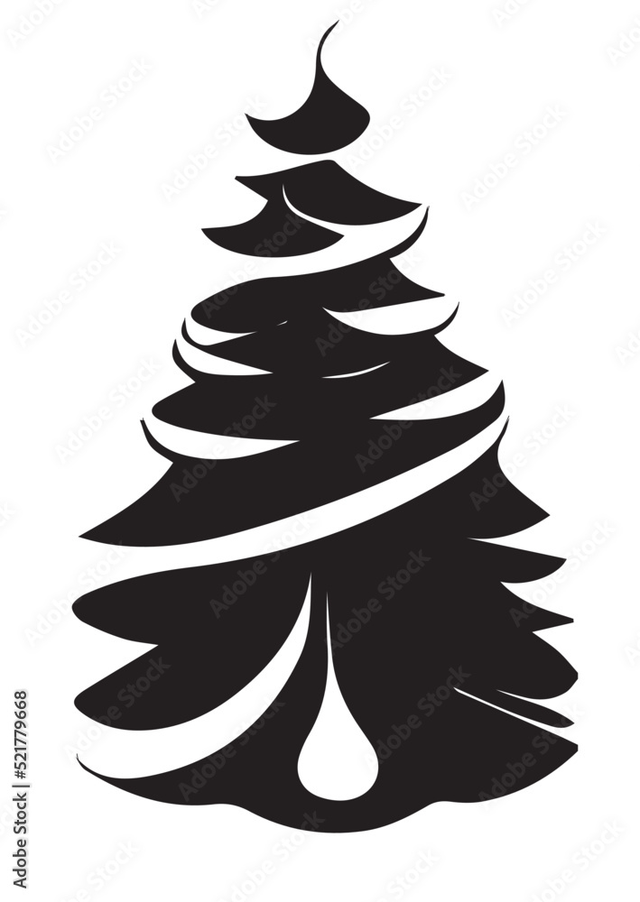 Obraz premium Christmas Holiday Pine Tree