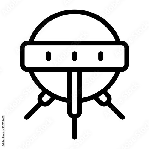 sputnik line icon