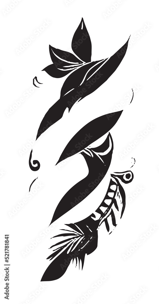 Tribal Tattoo Design Illustration Tribal Tattoo Design Illustration
