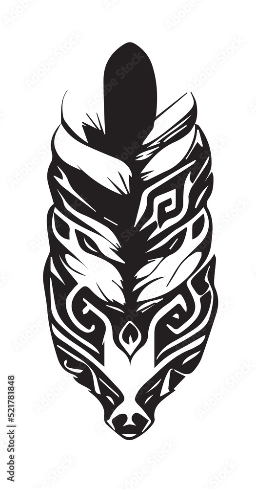 Tribal Tattoo Design Illustration Tribal Tattoo Design Illustration
