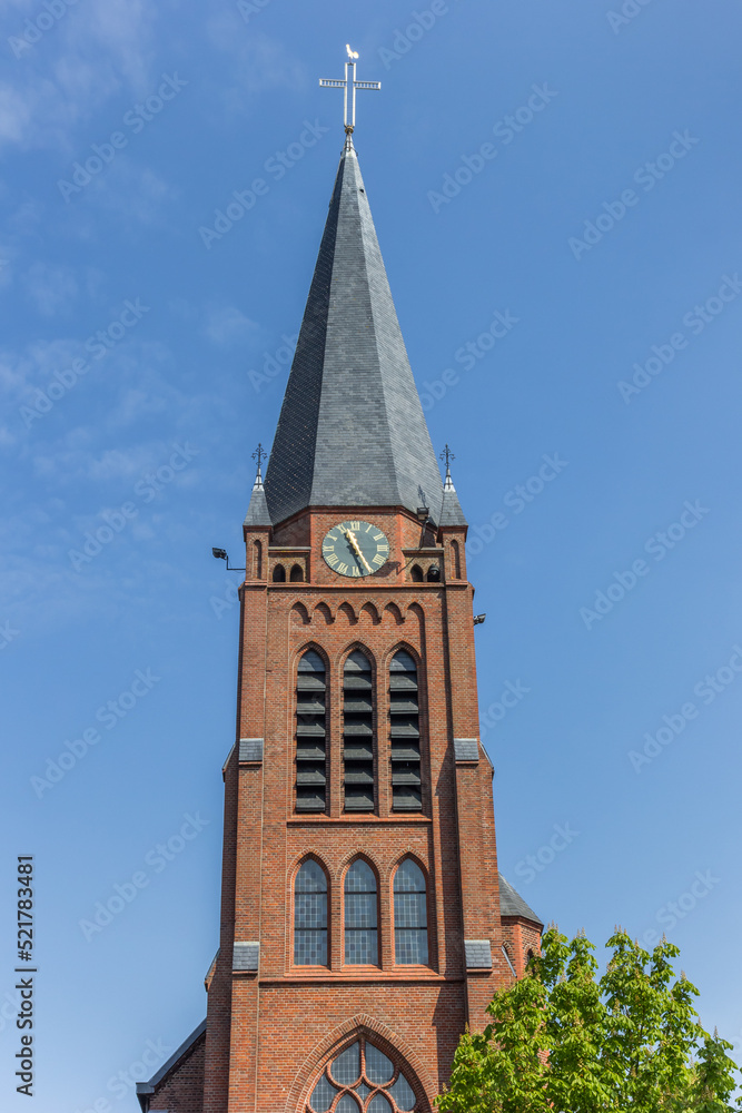 Tower of the historic church of Nijverdal