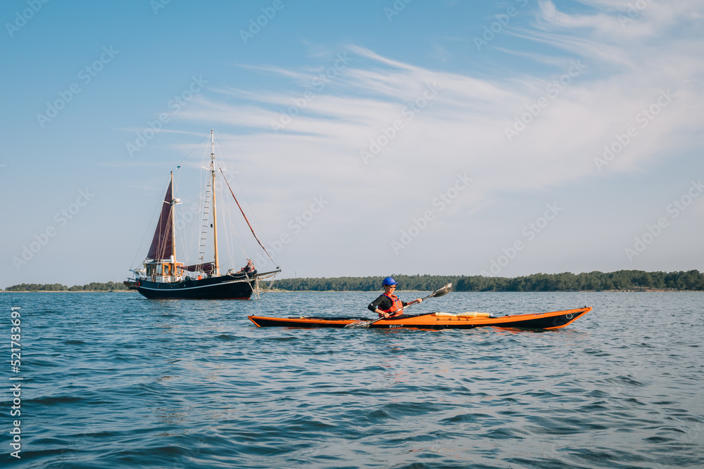 Kayaking on Bothnian Sea 1