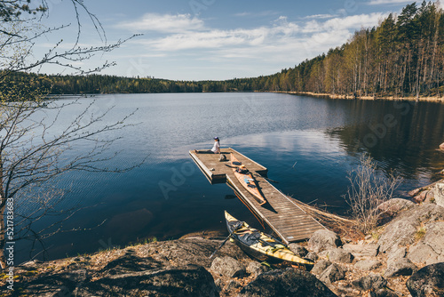 Summer kajaking photo