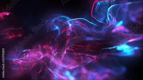 Colorful Shiny Particles Background Loop