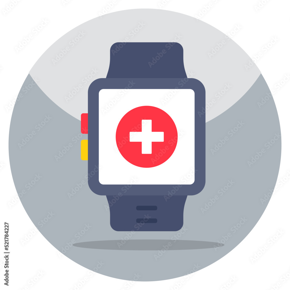 Obraz premium A unique design icon of fitness tracker