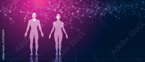 sistema immunitario, corpo umano, silhouette,	