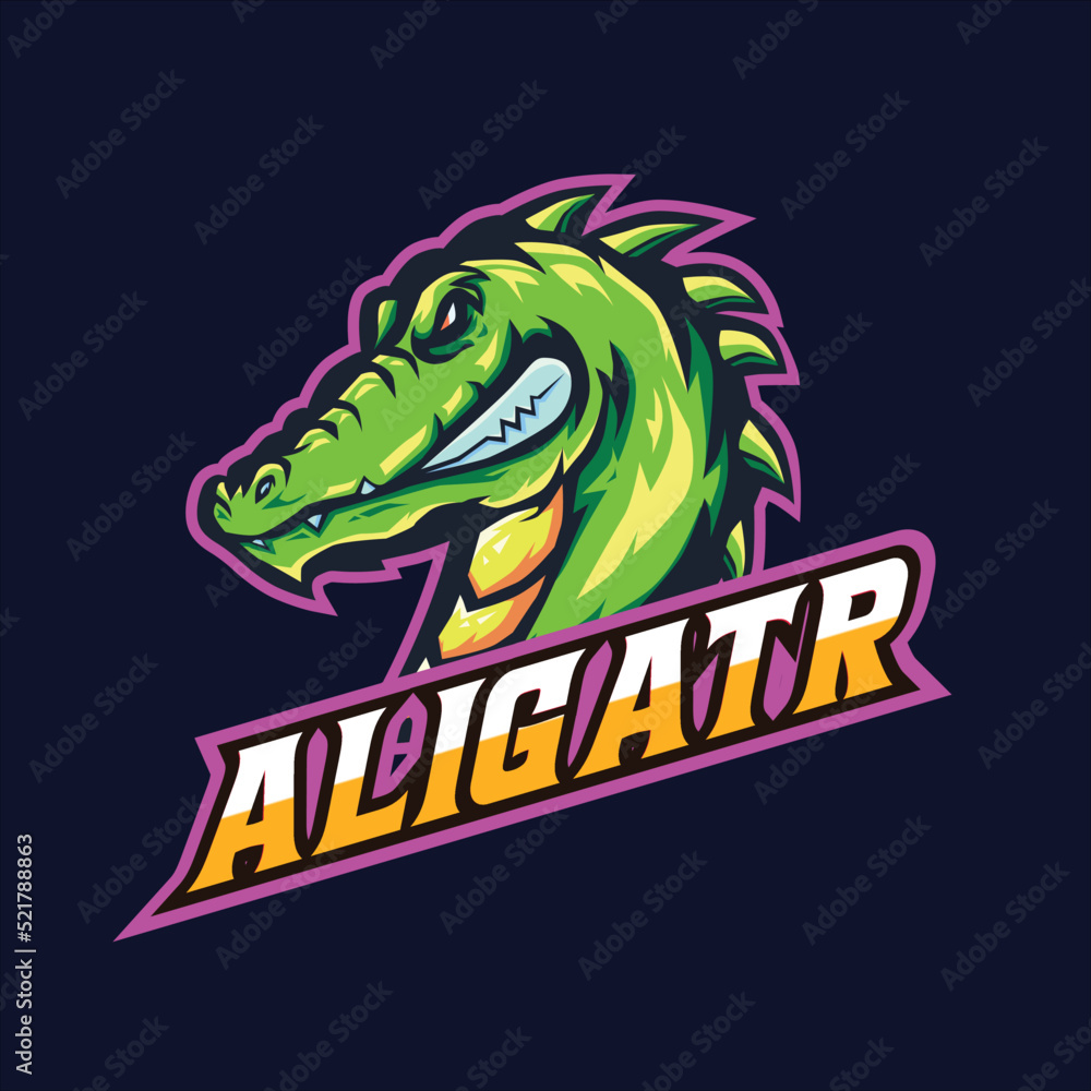 Aligator match for your esport logo