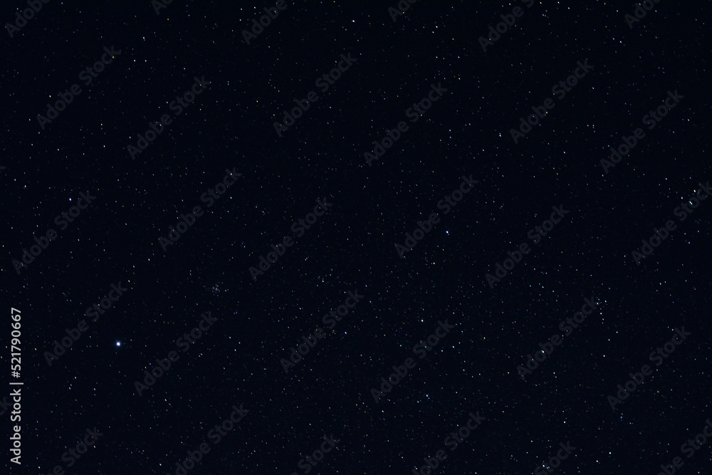 Beautiful night sky and stars. High Definition star field background. Southern Hemisphere
