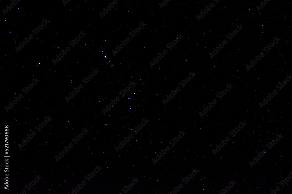 Beautiful night sky and stars. Star field background. Southern Hemisphere