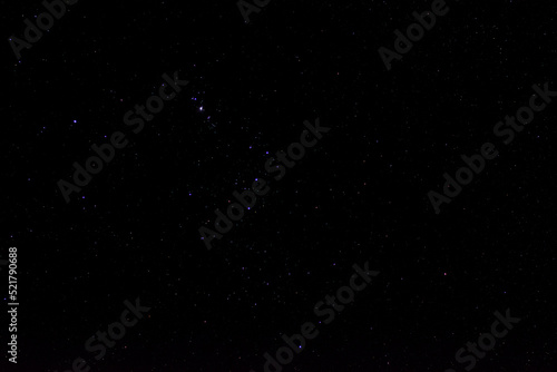 Beautiful night sky and stars. Star field background. Southern Hemisphere