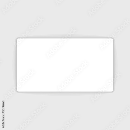 Blank business card template. Vector illustration EPS 10.