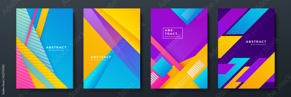 Gradient flowing geometric pattern background texture for poster cover design. Minimal color abstract gradient banner template. Modern vector wave shape for brochure Gradient flowing geometric pattern background texture for poster cover design. Minimal color abstract gradient banner template. Modern vector wave shape for brochure