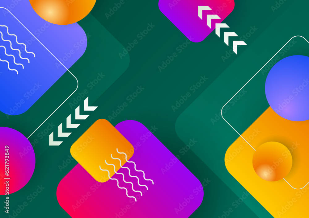 Artistic colorful frame with different elements over dark, vector abstract background art style bright shiny colors, geometric design. Artistic colorful frame with different elements over dark, vector abstract background art style bright shiny colors, geometric design.