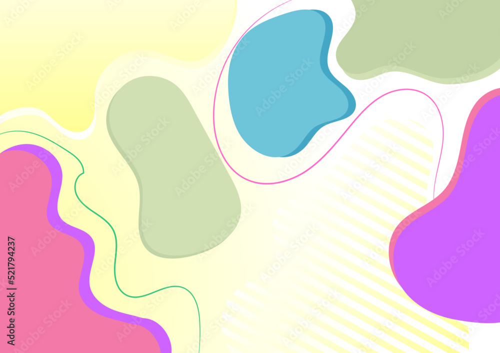 Cheerful abstract shape colorful design background Cheerful abstract shape colorful design background