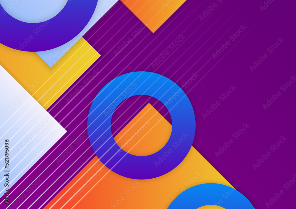 Modern geometric abstract colorful design background. Abstract background shine and layer element vector for presentation design for business, corporate, institution, party, festive, webinar seminar