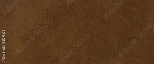 Brown leather texture background. Banner format.