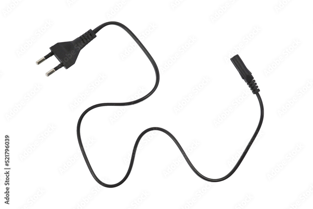 Power Cord Cable isolated on white background,Clipping path Included. Power Cord Cable isolated on white background,Clipping path Included.