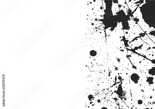 Abstract vector paint splatter isolated background design. illustration vector design.