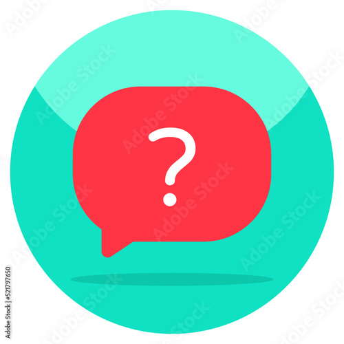 Modern design icon of help chat 