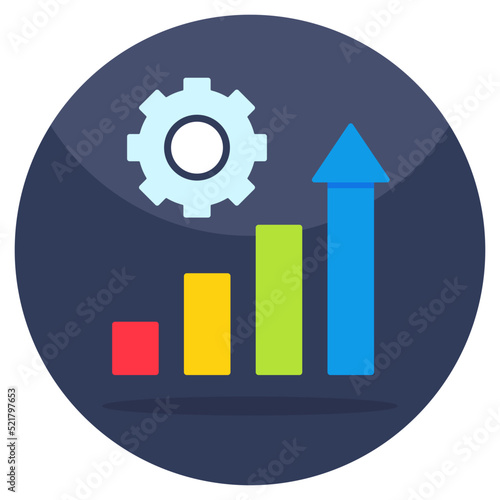 An icon design of data governance 