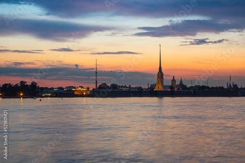 The Peter and Paul fortress in Saint Petersburg