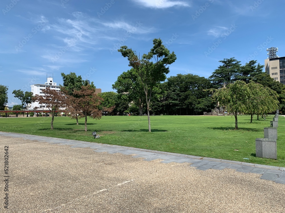 富山市の富山城址公園
