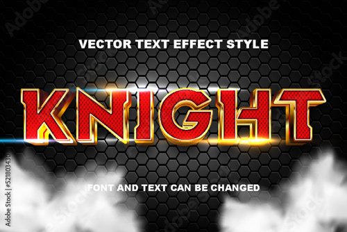 knight kingdom font typography lettering 3d editable text effect font style template background wallpaper poster banner photo