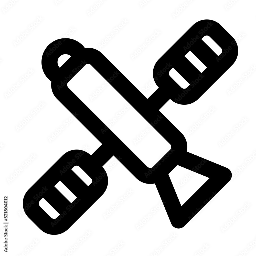 satelite icon outline style satelite icon outline style