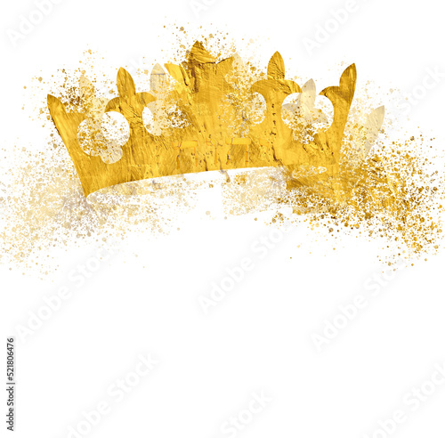 golden Crown Hashem Hebrew Letters IHVH
