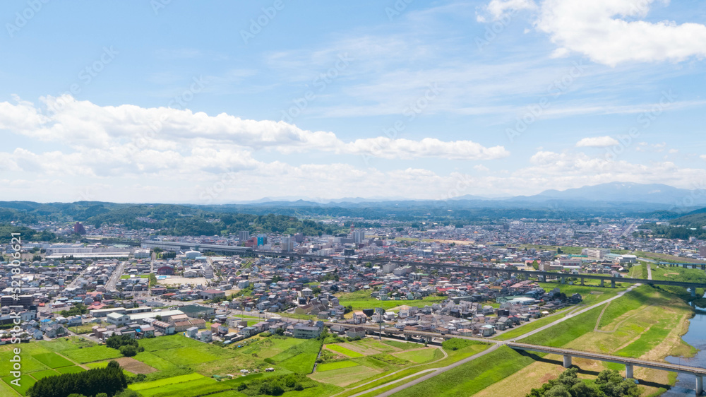 《岩手県》一関市の街並み