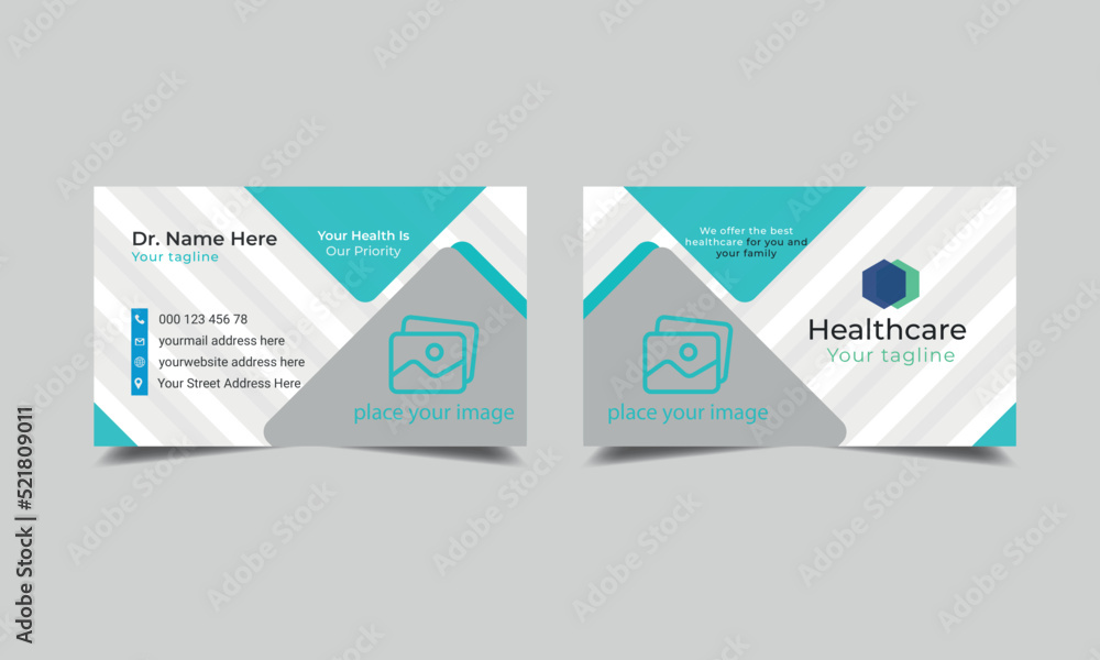 Medical Healthcare Business Card Template
Medical Healthcare Business Card Template