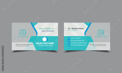Medical Healthcare Business Card Template
