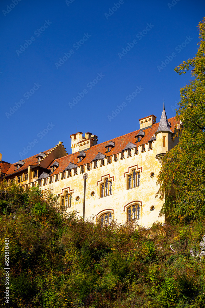 Germany, Bavaria, Schwangau, Hohenschwangau Castle, castle