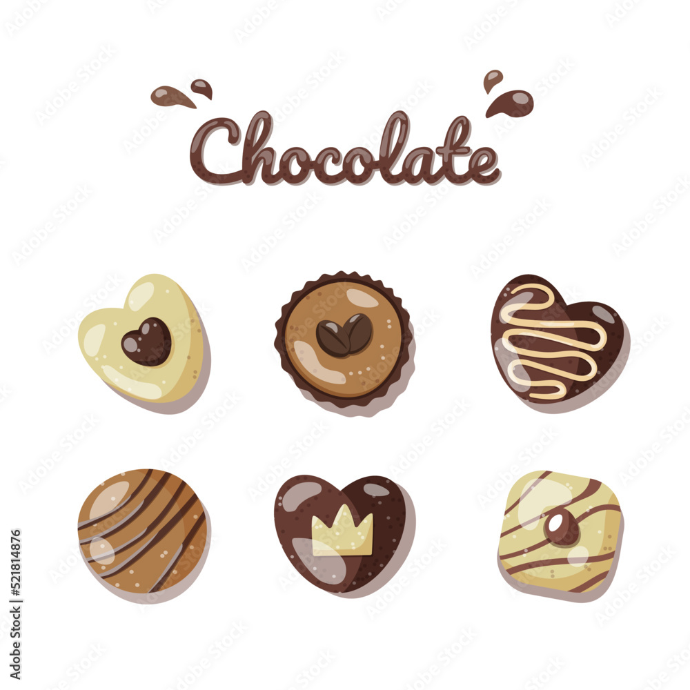 Chocolate candy set

