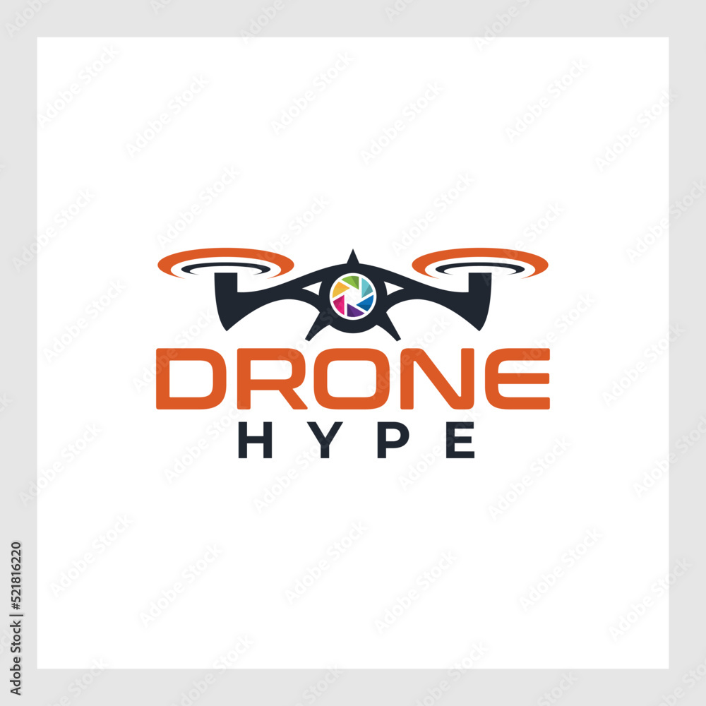 drone logo design drone logo design