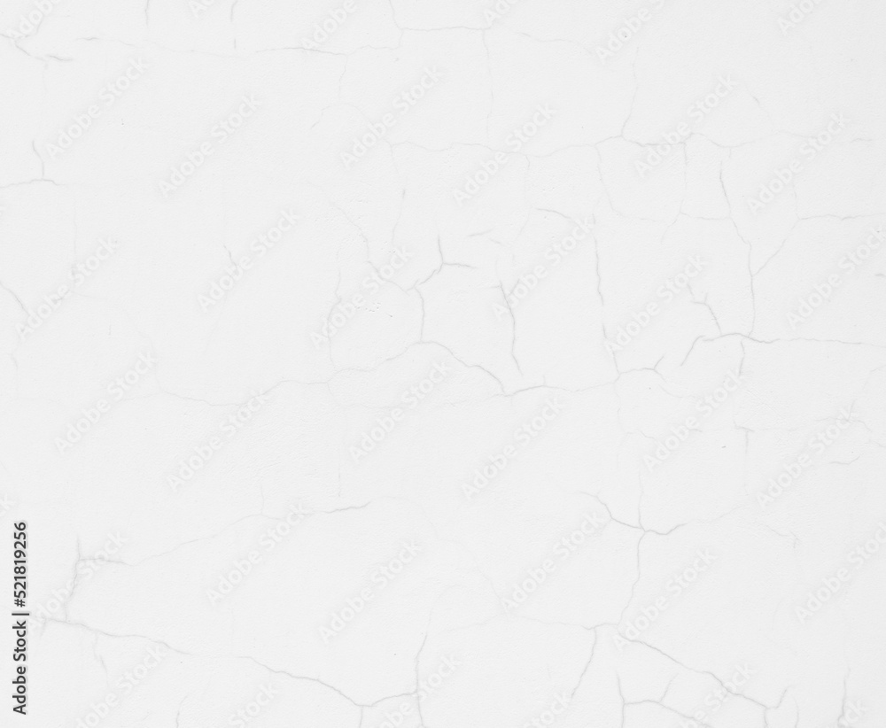 Cracks on white painted wall. White background. Cracks on white painted wall. White background.