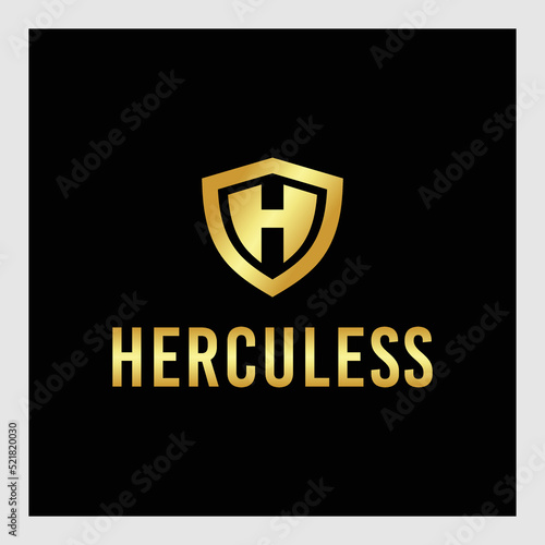 hercules character logo design