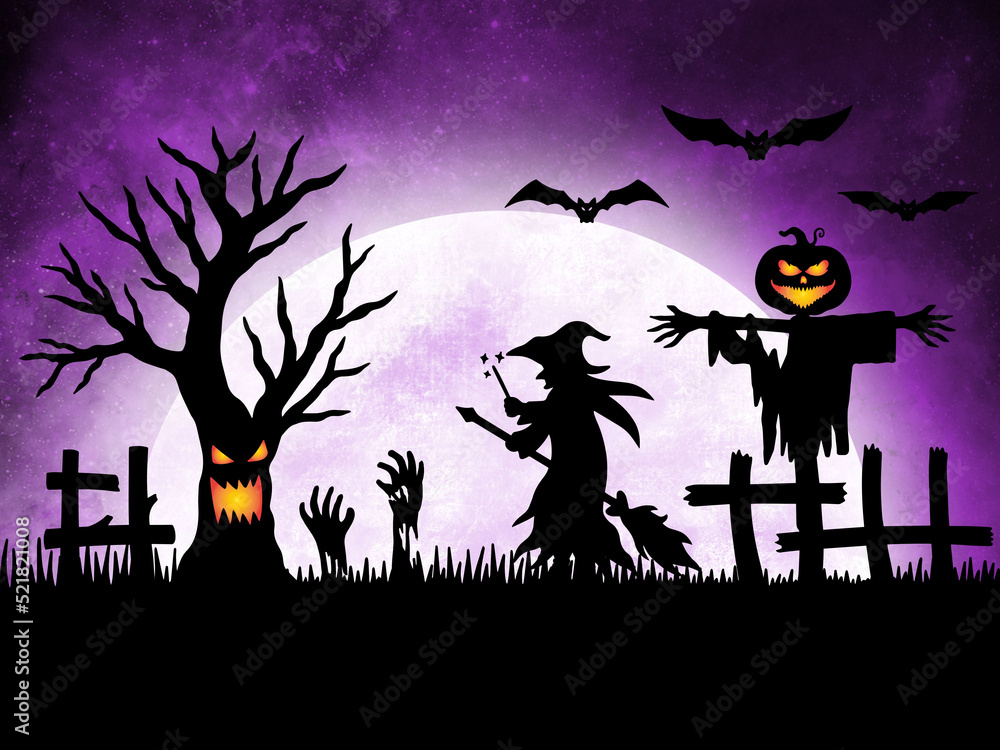 Halloween Moonlight Background Illustration
Halloween Moonlight Background Illustration