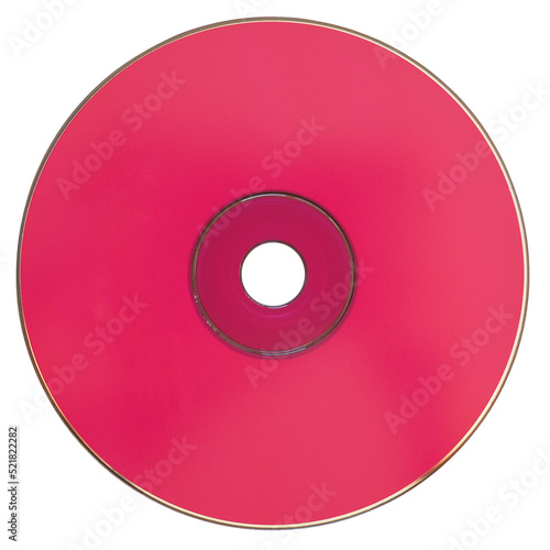pink CD compact disc transparent PNG photo