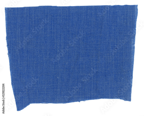 blue cotton fabric swatch transparent PNG