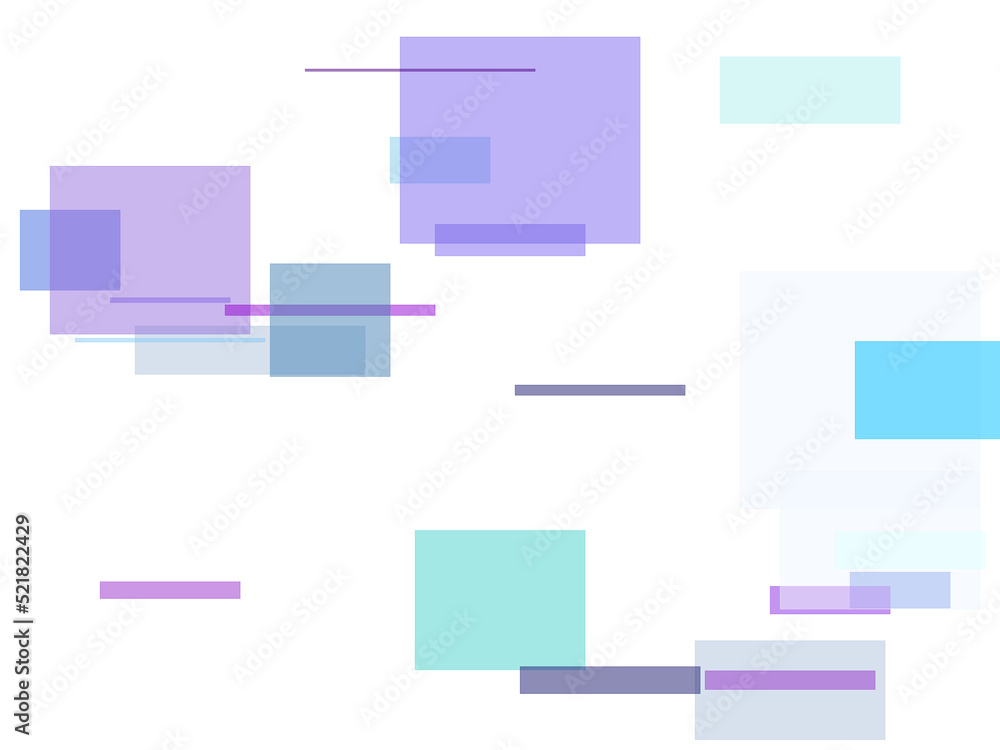 Abstract blue violet rectangles overlay with transparent PNG bac Abstract blue violet rectangles overlay with transparent PNG bac