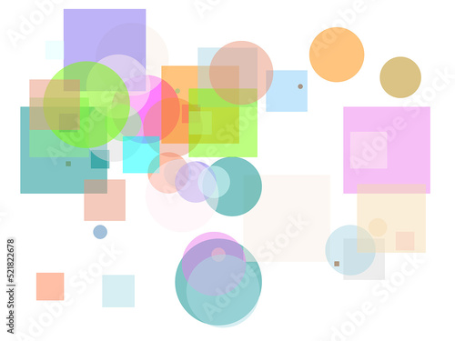 Abstract blue brown green grey orange pink red violet white yell