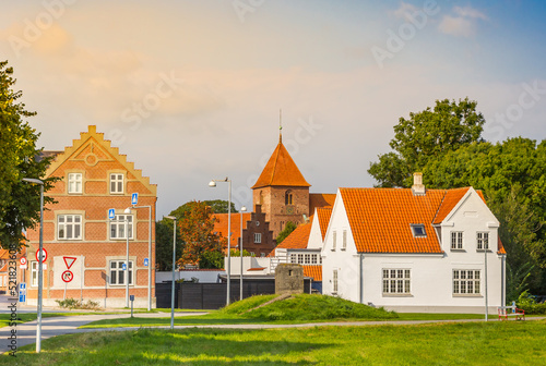 Evening light over the St. Catherine monastery in Ribe