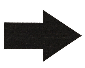 Black cardboard arrow transparent PNG